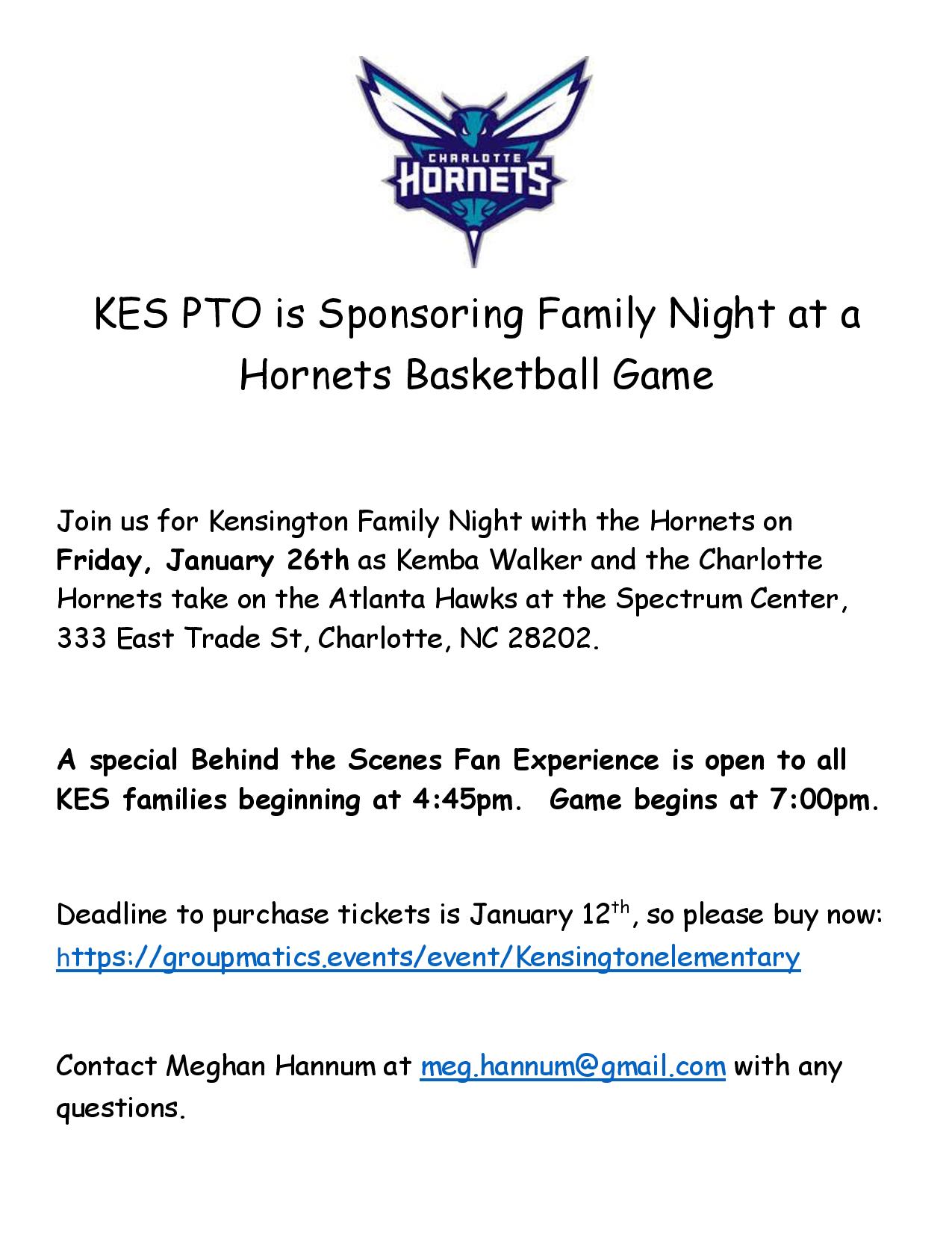 Kensington PTO - Family Night with the Checkers!